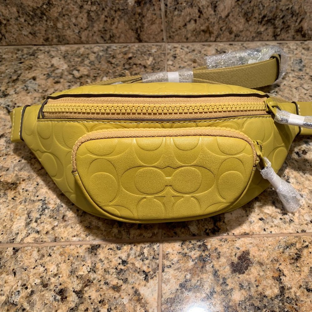 Coach Logo Embossed Fanny Pack